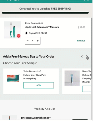 Thrive store cosmetics coupons