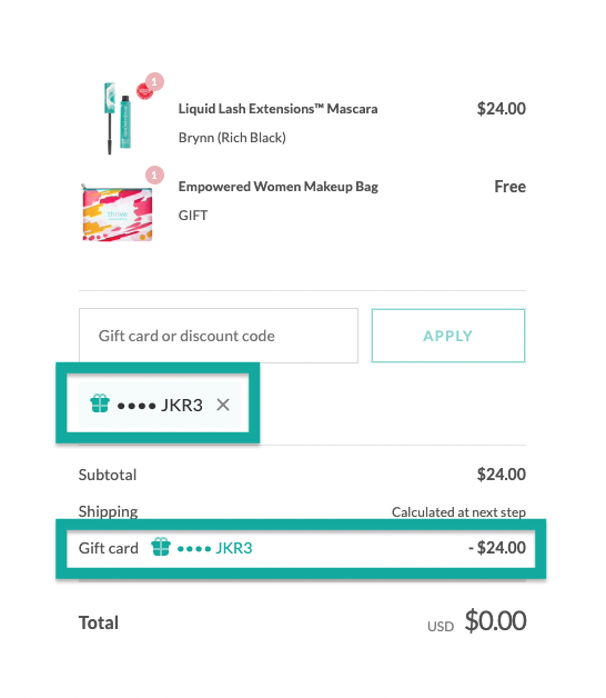 How do I use my Thrive Causemetics eGift Card? – ThriveCausemetics